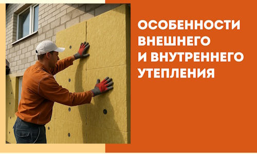 Какие особенности внешнего и внутреннего утепления в Тихвине