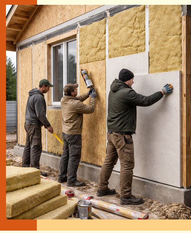 Профессиональное утепление дома из SIP-панелей в Тихвине