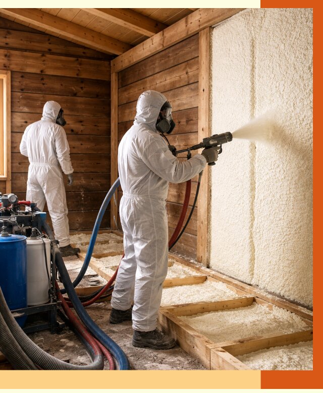 Утепление бани ппу в Тихвине под ключ от 4590 руб./м2 | ТепломастерТхв - напыление и монтаж ппу