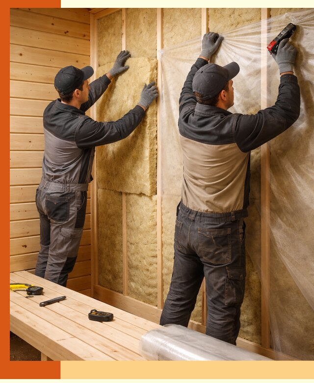 Профессиональное утепление сауны в Тихвине с гарантиями качества