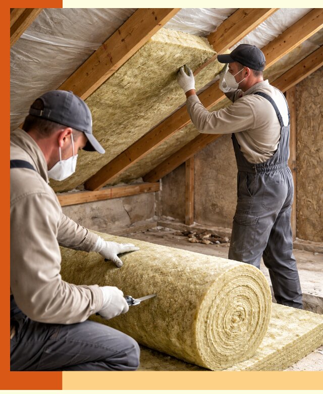 Утепление чердака минватой быстро и качественно в Тихвине