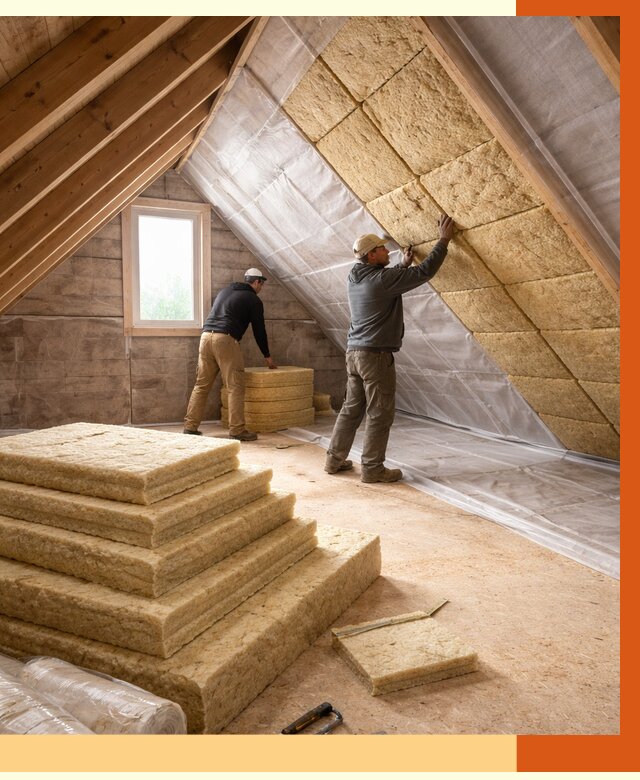 Утепление мансарды в Тихвине от 2732 руб/м2 — комплексно и под ключ | ТепломастерТхв