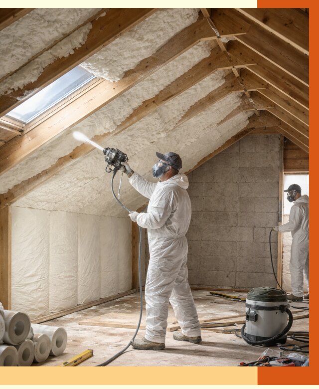 Утепление мансарды ППУ в Тихвине от 3005 руб./м² — заказать под ключ | ТепломастерТхв