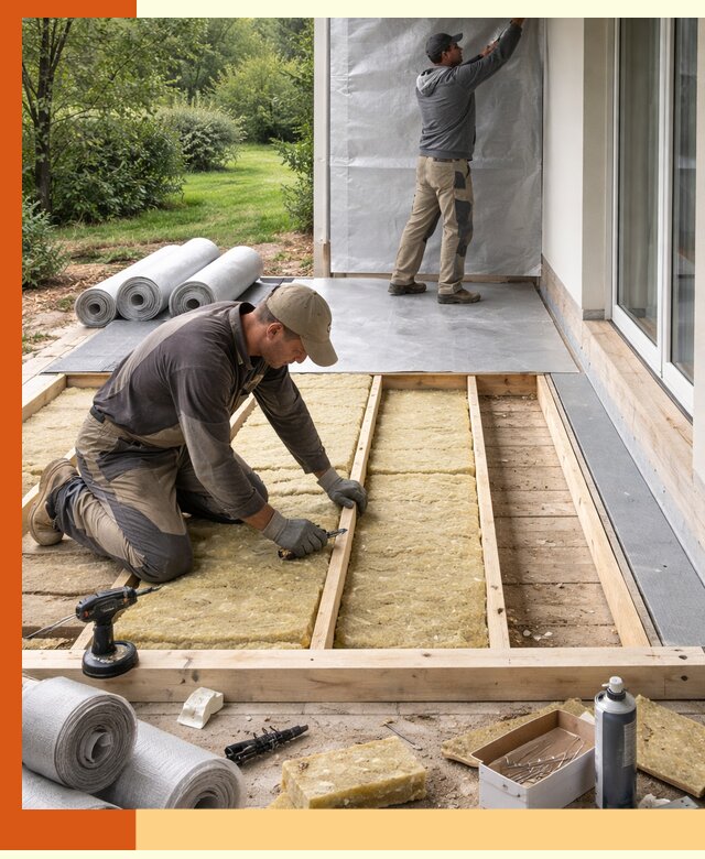 Утепление террасы в Тихвине — тепло и защита круглогодично