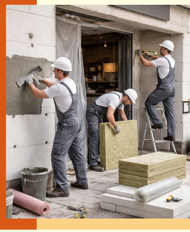 Утепление кафе в Тихвине: профессиональная теплоизоляция и монтаж