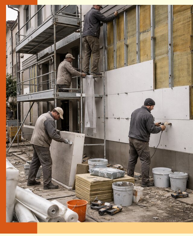 Утепление гостиницы под ключ в Тихвине с гарантией качества