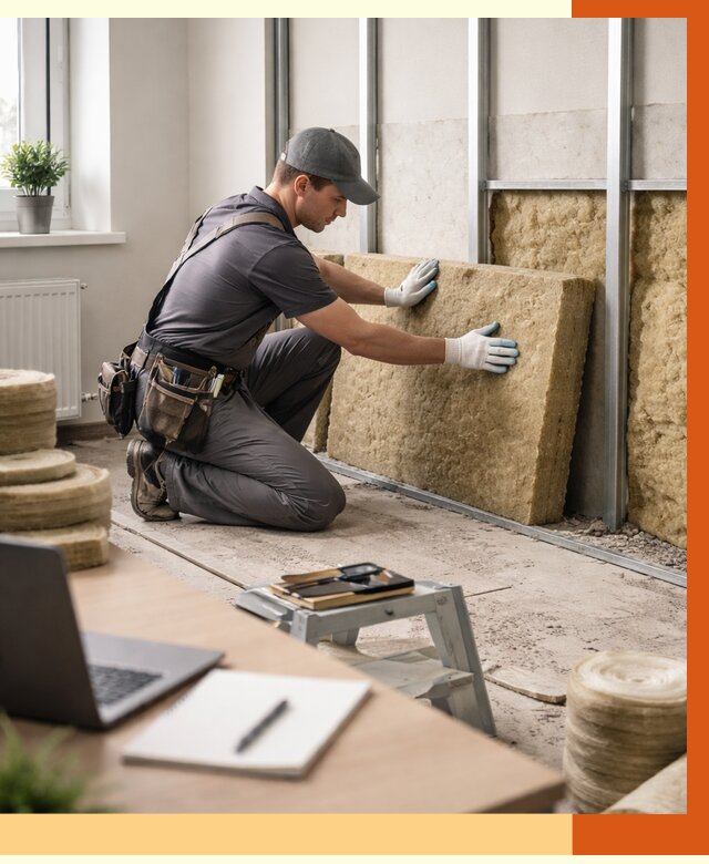 Утепление офиса в Тихвине от 4918 руб/м2 — комплексное утепление офиса под ключ | ТепломастерТхв