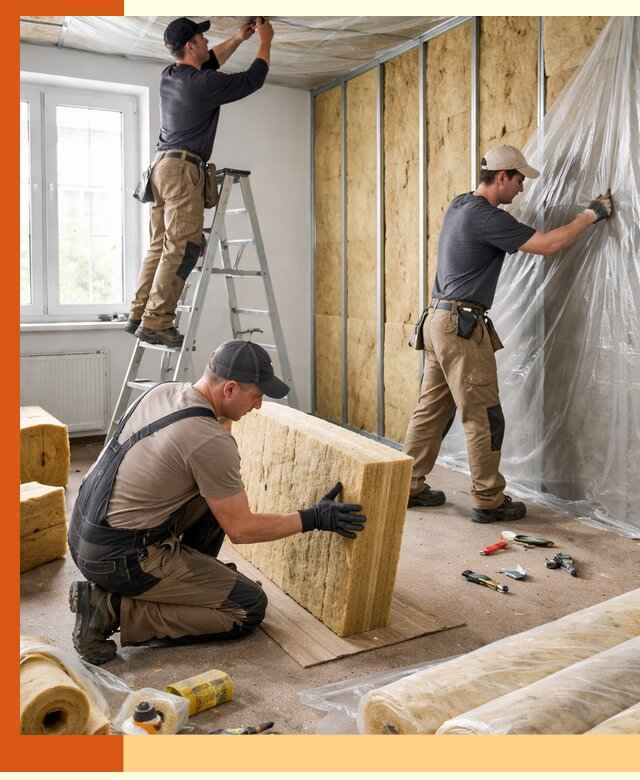 Утепление офисных помещений под ключ в Тихвине