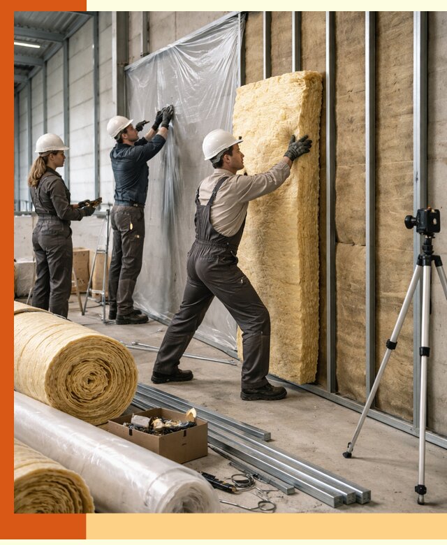 Утепление складского терминала в Тихвине профессионально и надёжно