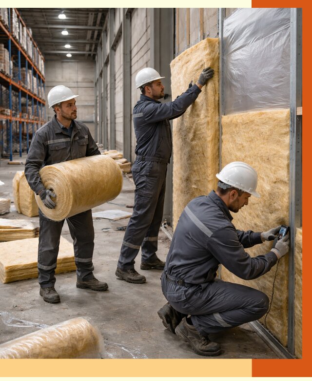 Утепление логистического центра в Тихвине от 4918 руб/м² под ключ | ТепломастерТхв