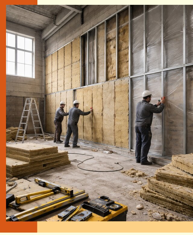 Утепление спортивного зала в Тихвине качественно и недорого