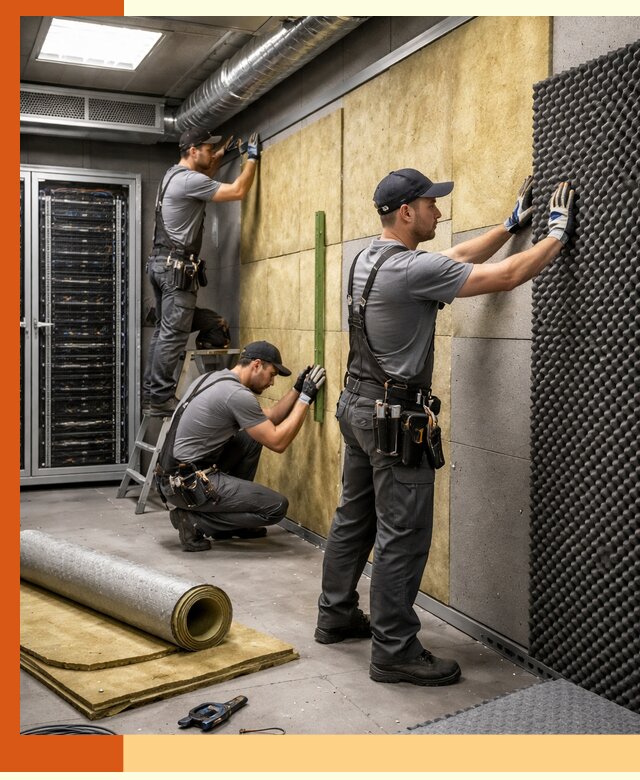 Утепление серверной комнаты профессионально в Тихвине