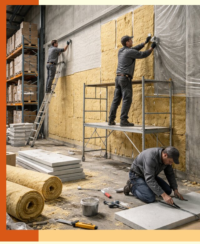 Утепление холодного склада под ключ в Тихвине