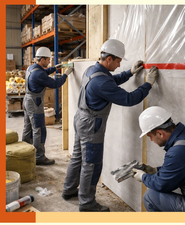 Утепление теплого склада под ключ в Тихвине