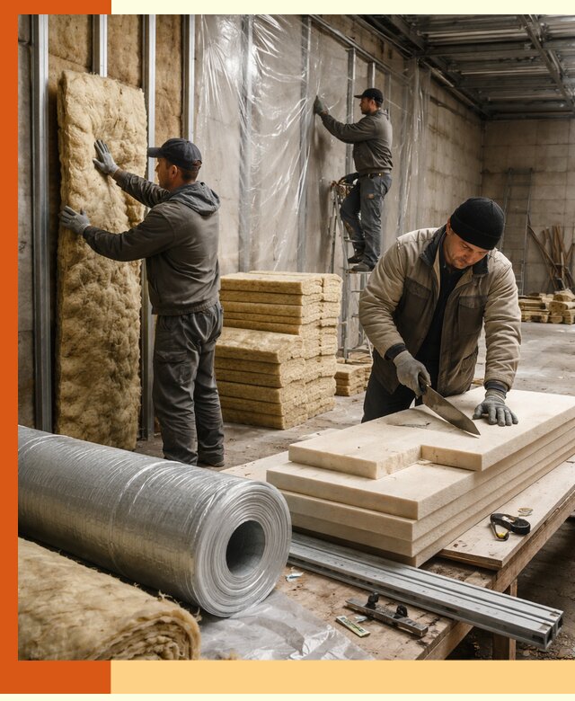 Утепление торгового склада в Тихвине с энергоэффективными решениями