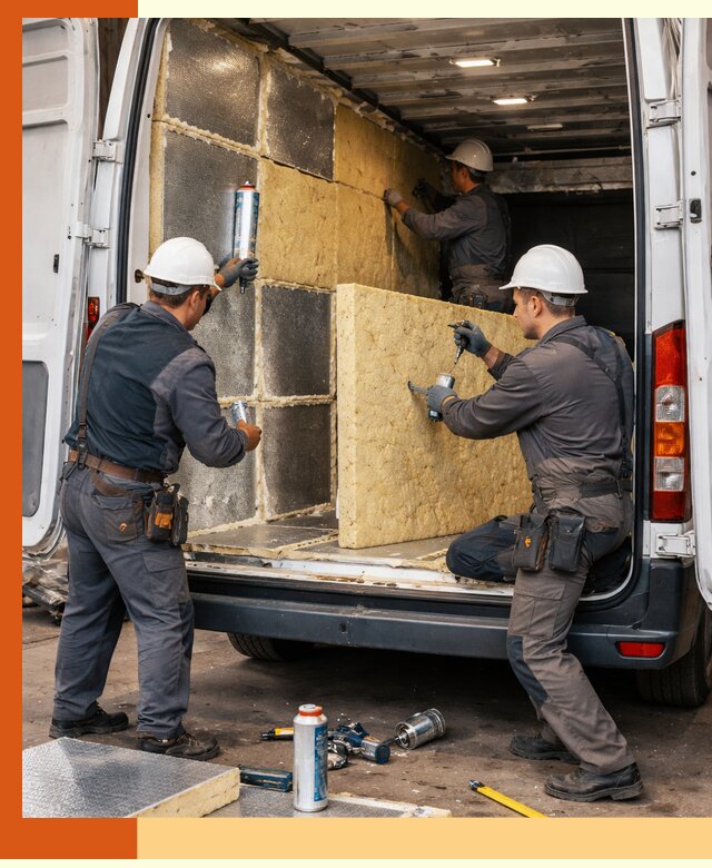 Утепление фургона-рефрижератора в Тихвине для сохранения температуры