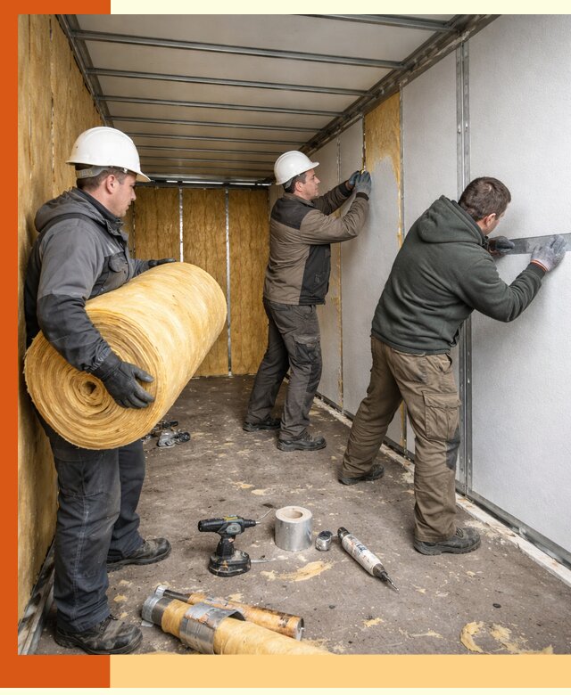 Утепление рефрижераторного контейнера в Тихвине профессионально и надежно