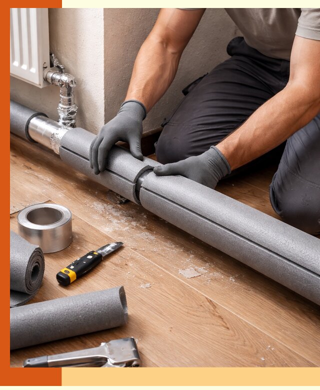 Утепление труб отопления в Тихвине: теплоизоляция и защита сети