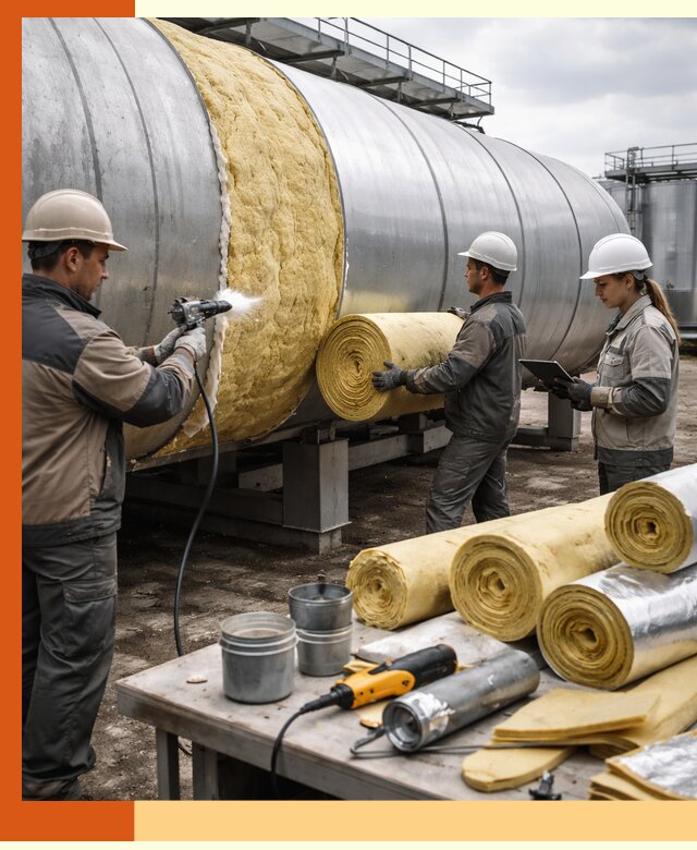 Утепление цистерны в Тихвине — утеплители и монтаж под ключ