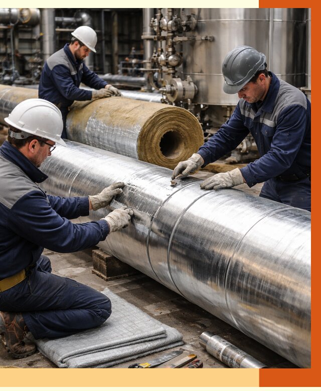 Утепление технологического оборудования в Тихвине от 4590 руб. за м2 | ТепломастерТхв