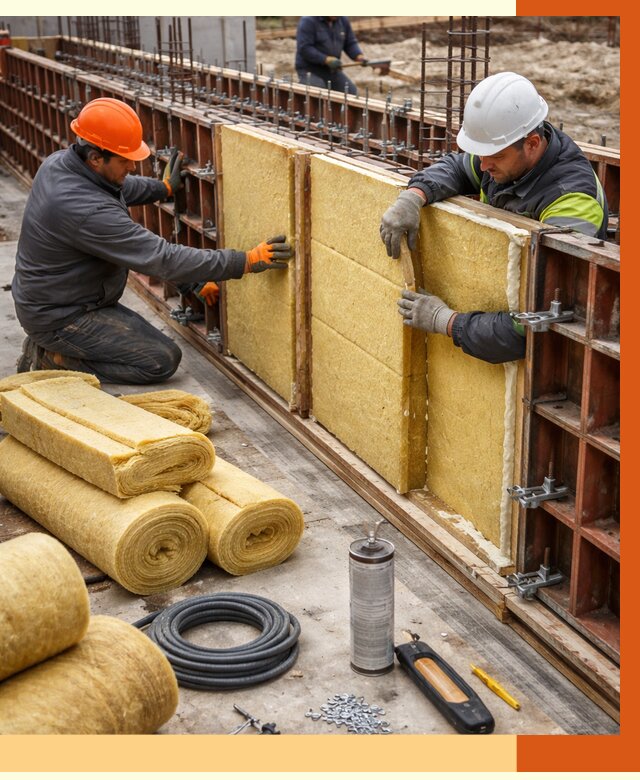 Теплоизоляция опалубки в Тихвине от 7868 руб. за м2 — услуги и монтаж | ТепломастерТхв