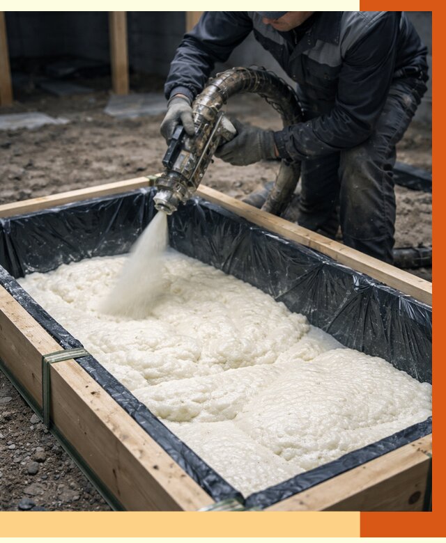 Заливка ППУ в формы в Тихвине от 2732 руб. — утепление форм под ключ | ТепломастерТхв