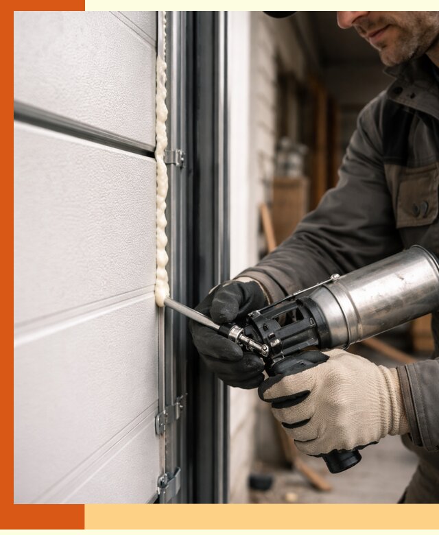 Заполнение пустот ворот в Тихвине профессионально и герметично