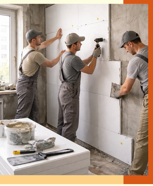 Утепление пенопластом домов и стен в Тихвине от 2022 руб. — ТепломастерТхв