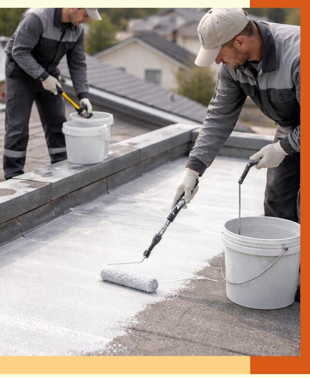 Утепление кровли жидкой теплоизоляцией в Тихвине от 2350 руб./м2 | ТепломастерТхв