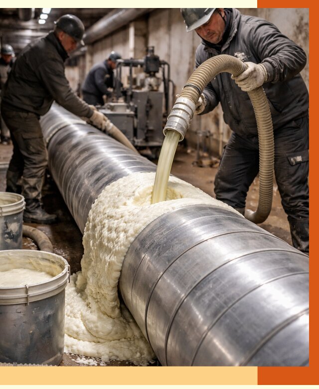 Утепление теплотрассы жидкой теплоизоляцией в Тихвине от 4590 руб. | ТепломастерТхв