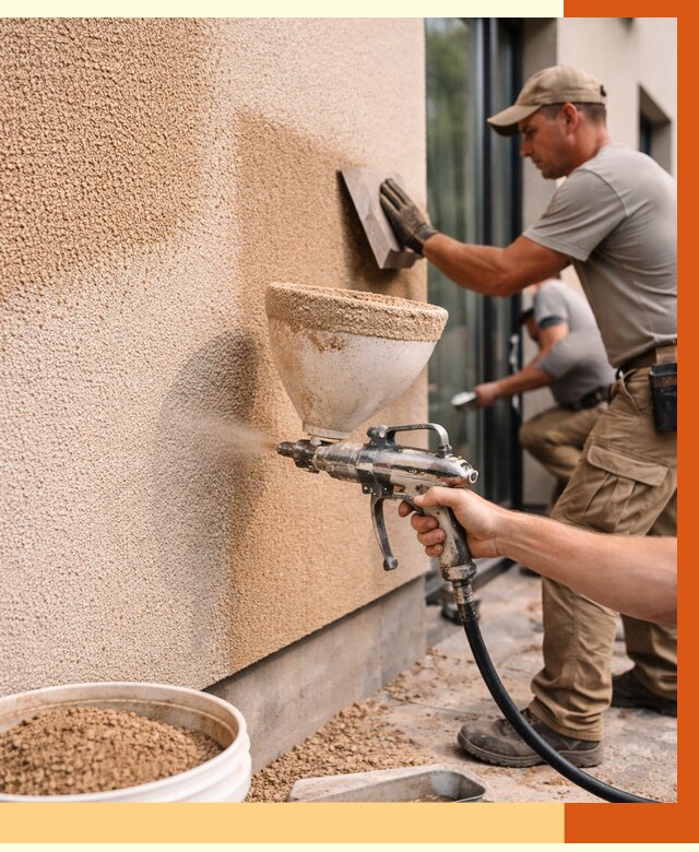 Утепление фасада жидкой пробкой в Тихвине от 5245 руб./м² под ключ | ТепломастерТхв