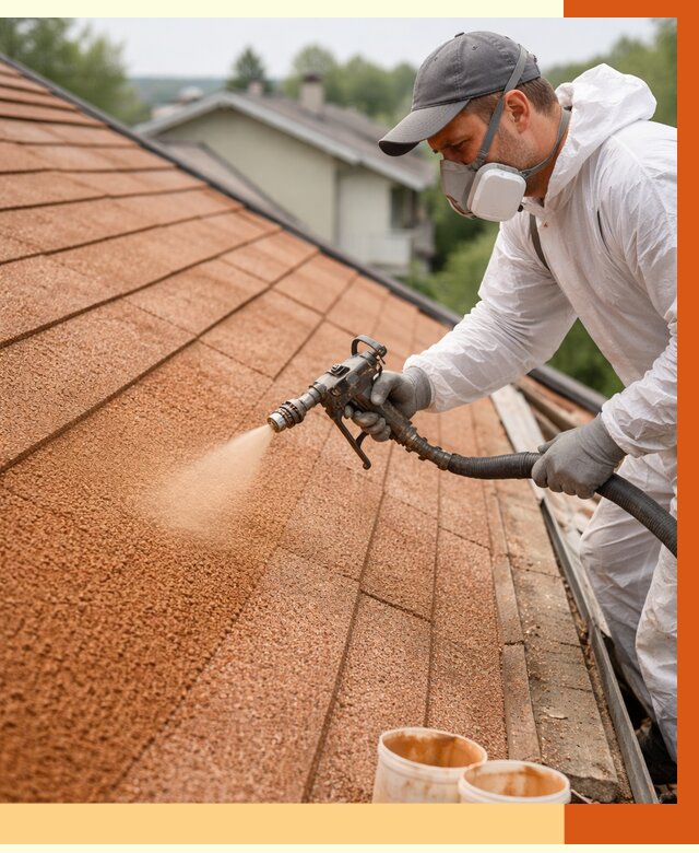 Утепление кровли жидкой пробкой в Тихвине от 2951 руб./м² под ключ | ТепломастерТхв