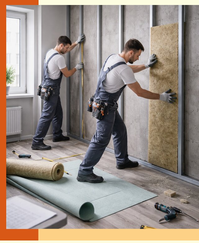 Шумоизоляция квартиры под ключ в Тихвине — профессионально и гарантированно