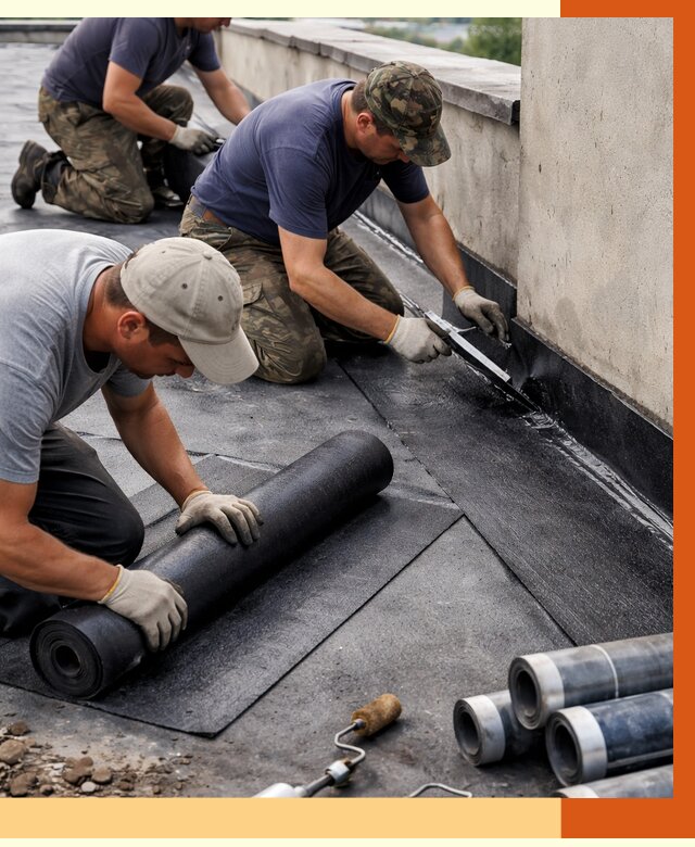 Гидроизоляция кровли в Тихвине от 4918 руб. — профессиональная гидроизоляция крыши | ТепломастерТхв