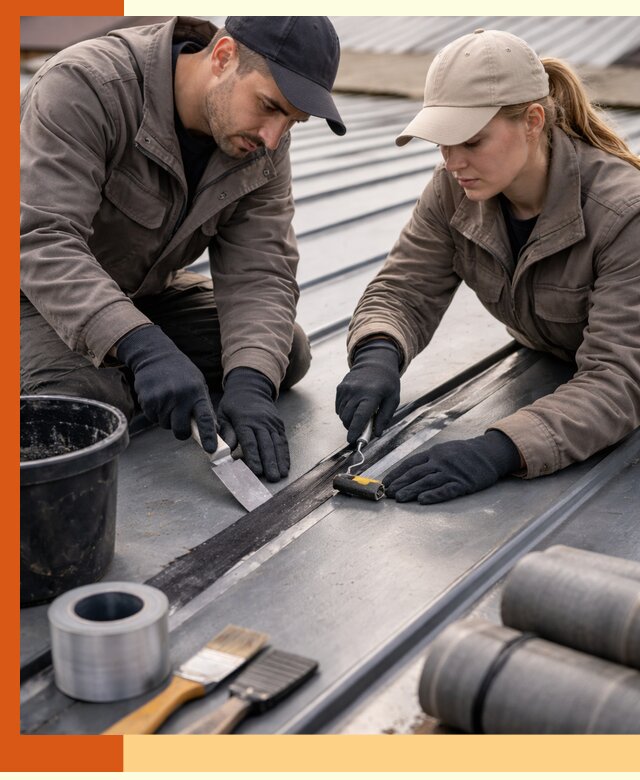 Гидроизоляция фальцевой кровли в Тихвине качественно и надежно