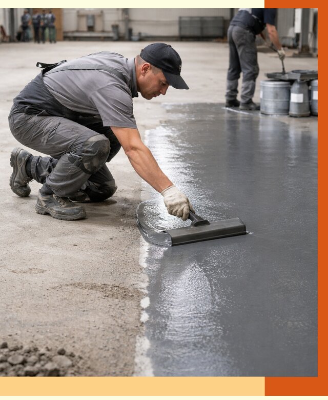 Гидроизоляция промышленного пола в Тихвине от 1311 руб./м2 — ТепломастерТхв специалисты под ключ