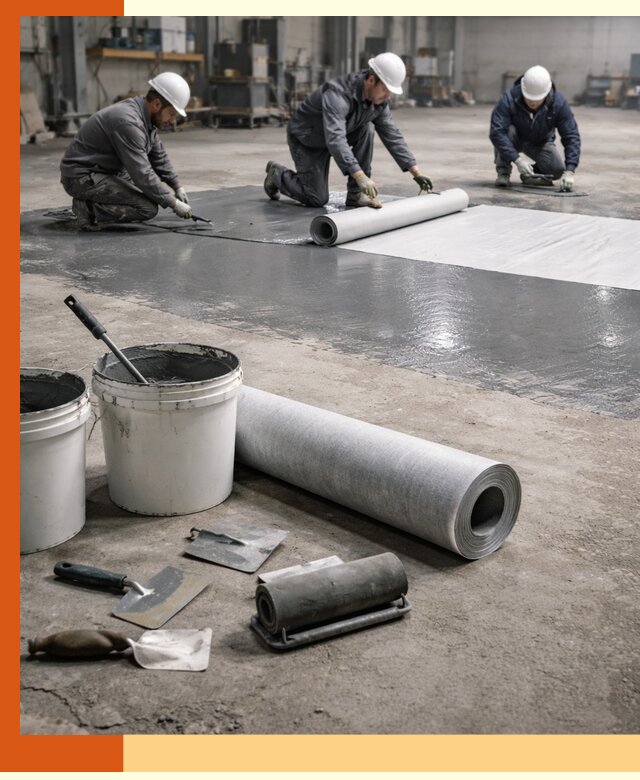 Гидроизоляция промышленного пола в Тихвине — защита и долговечность