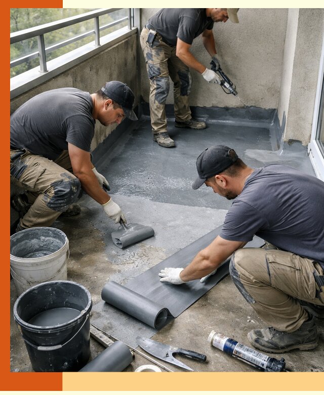 Гидроизоляция балкона в Тихвине: надежная защита от протечек