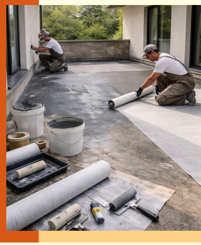 Гидроизоляция террасы в Тихвине — надежная защита от влаги и протечек