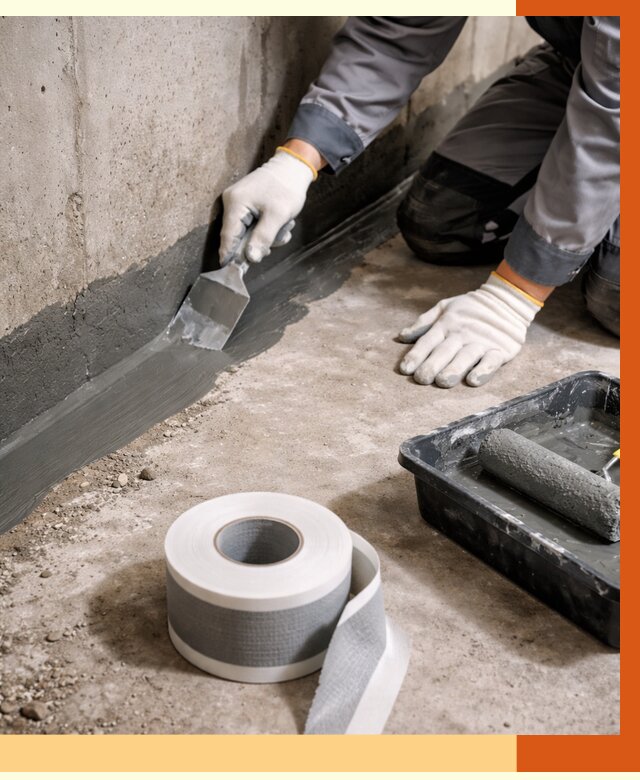 Гидроизоляция швов и герметизация стыков в Тихвине от 1366 руб. | ТепломастерТхв