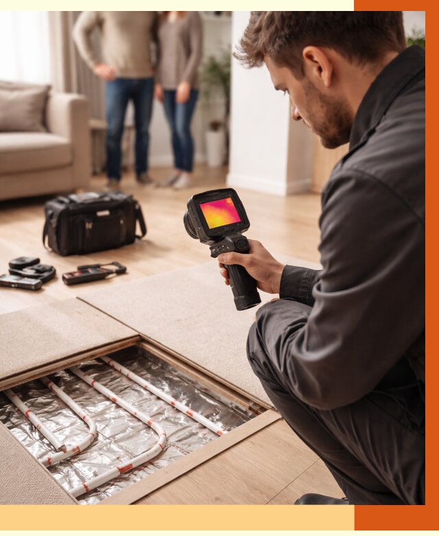 Тепловизионное обследование теплого пола в Тихвине от 4918 руб. — ТепломастерТхв