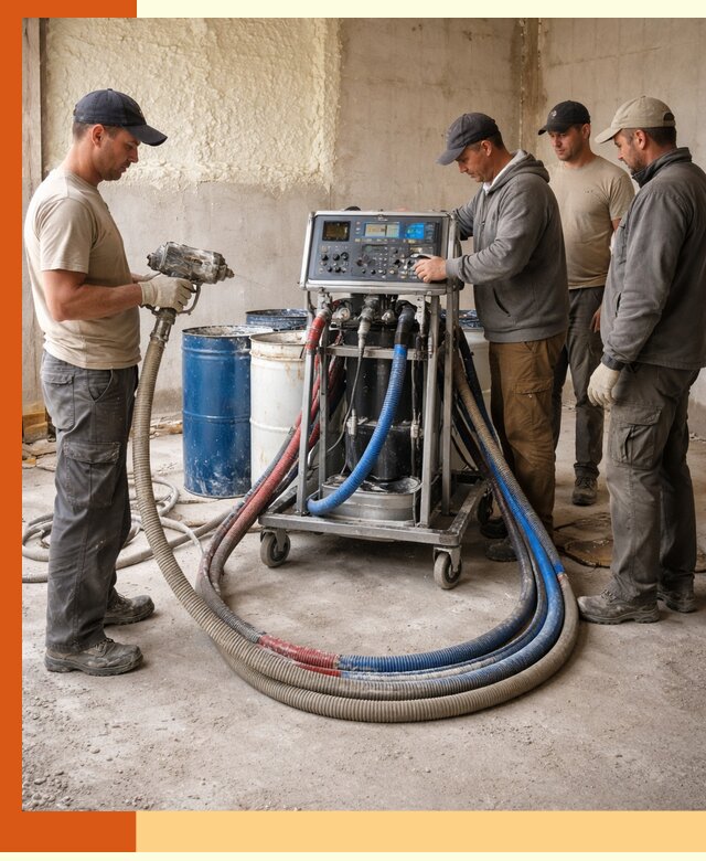 Аренда установки для напыления ППУ в Тихвине на выгодных условиях